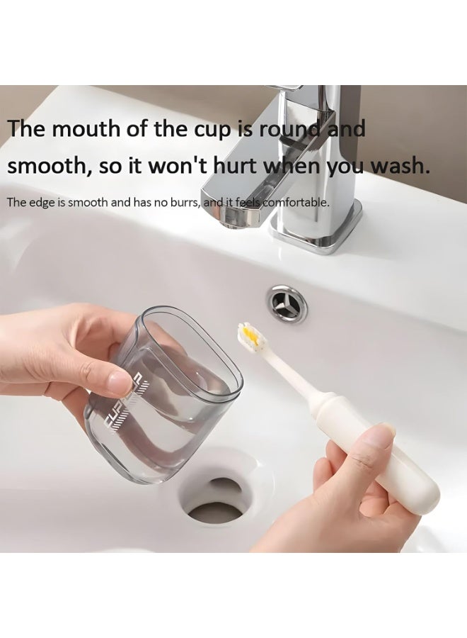 3 in 1 Travel Toiletries Set, Portable Travel Toothbrush with Toothpaste Dispenser & Mouthwash Cup, Leak-Proof Compact Size, Foldable Storage, Mini Essential Toiletry - Image 2