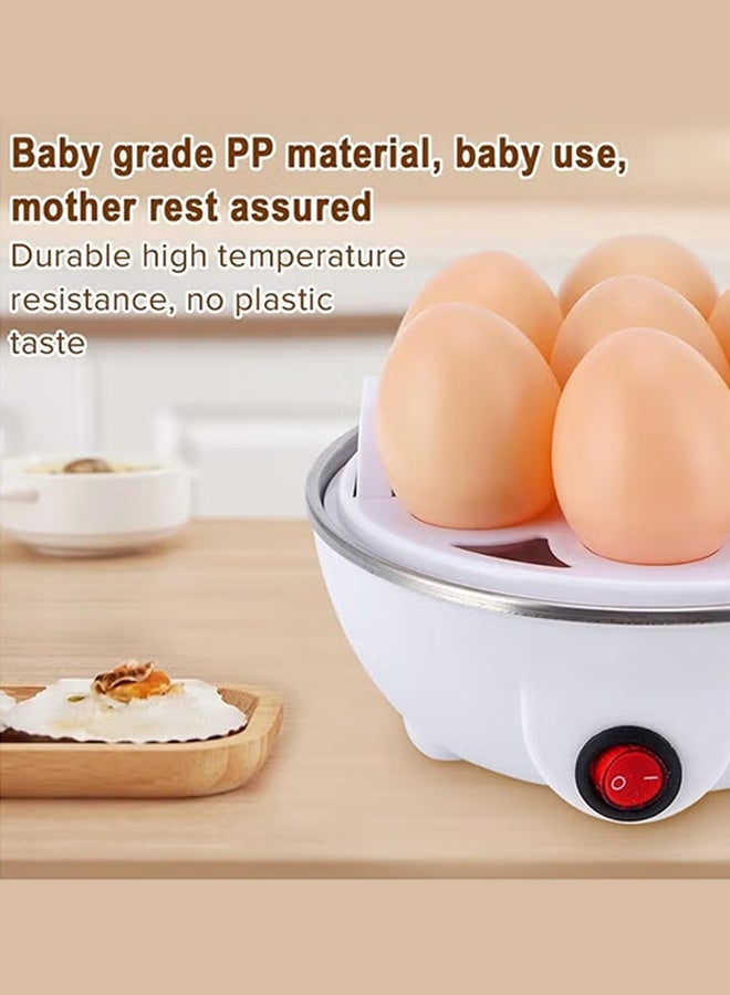 Professional 7-Egg Steamer - Multi-Function Electric Egg Cooker with Auto Shut-Off & Rapid Steam Technology  - Image 3