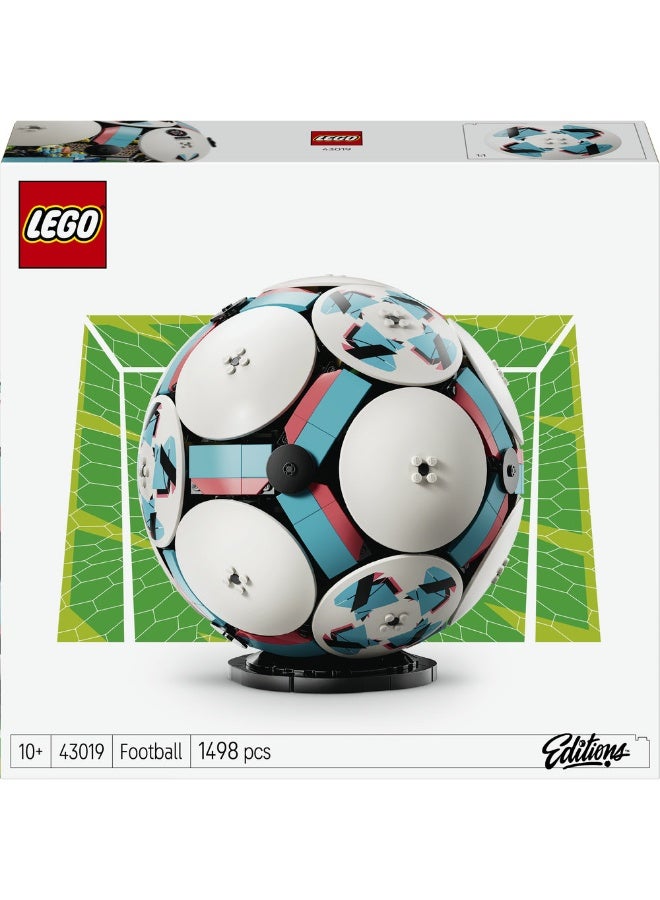 LEGO Editions Football - 3D Display Model Building Kit 43019 (Age 10+, 1498 Pieces) - Image 2