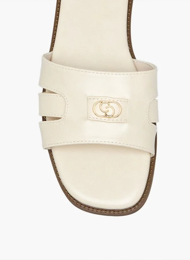 Celeste CREAM Women Slip-On Flat Sandals for Women | Best Price UAE