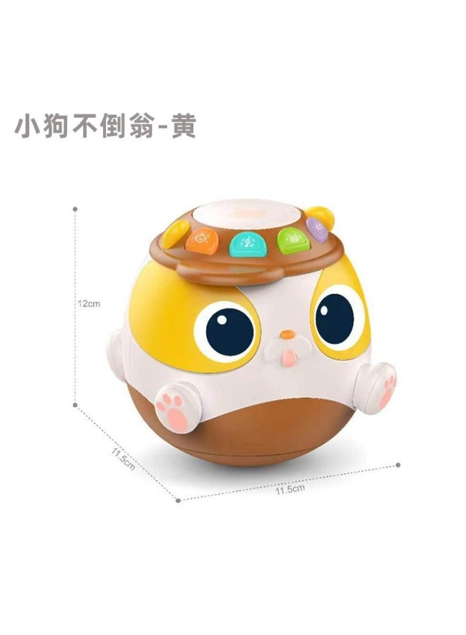 Cute Fun Cartoon Puppy Tumbler Puzzle Early Education 0-2 Years Old Baby Children Pressing Grip Comfort Toys - Image 1