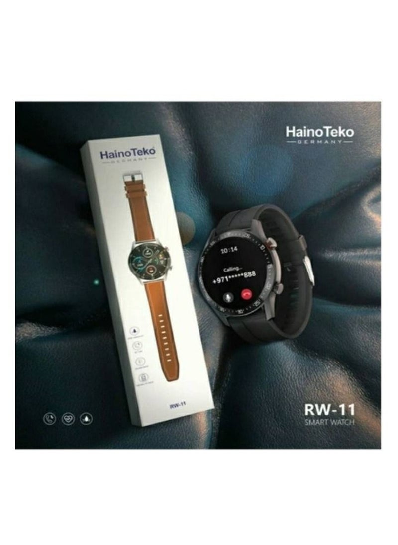 Haino Teko - Haino Teko Germany Bluetooth Rw-11 calling Smart watch Black - Image 1