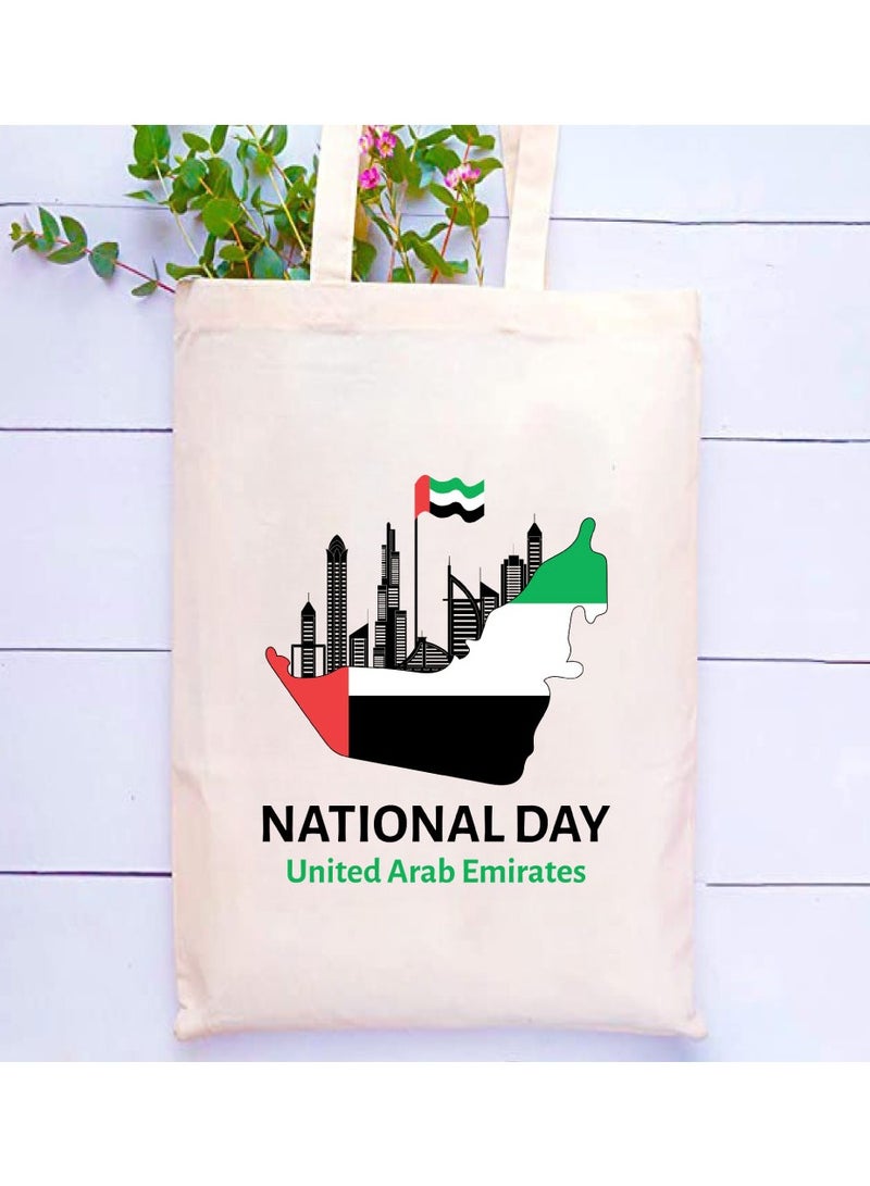 UAE National Day Printed Canvas Cotton Bags-Reusable Bags  - Image 2