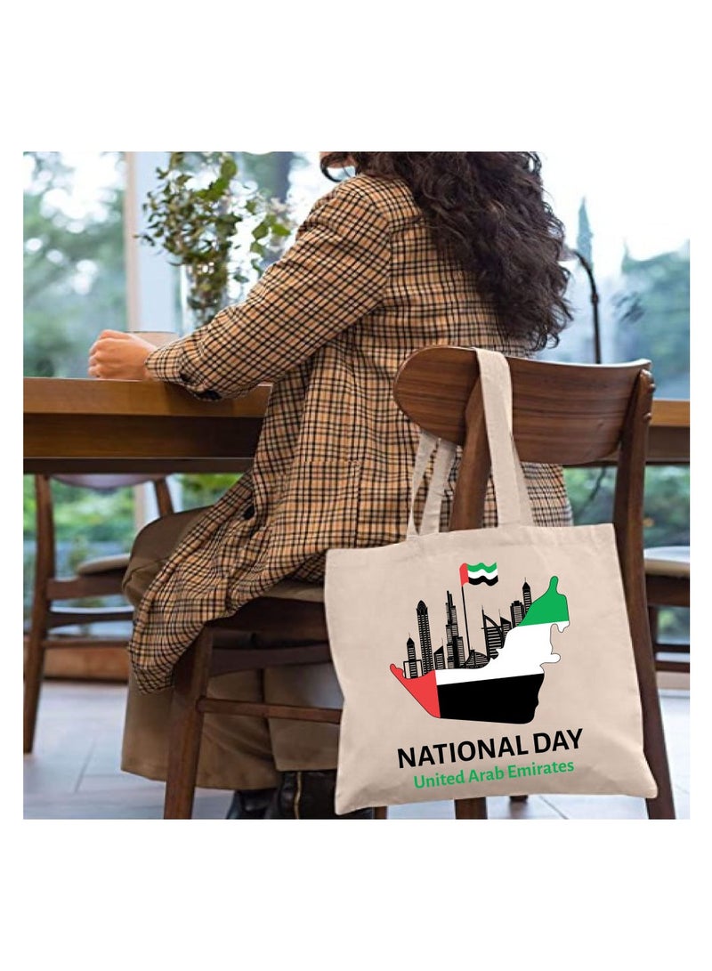 UAE National Day Printed Canvas Cotton Bags-Reusable Bags  - Image 3