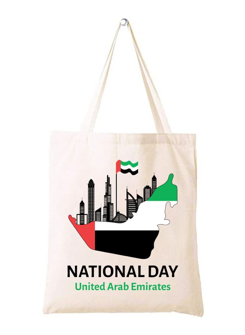 UAE National Day Printed Canvas Cotton Bags-Reusable Bags  - Image 1