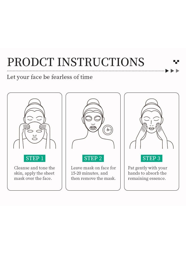 Kormesic قناع ترطيب الوجه 25 مل - 5 عبوات - ترطيب عميق وتغذية - Image 5