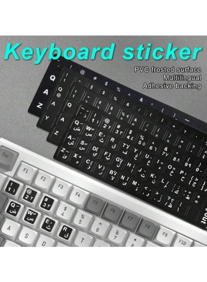 Arabic keyboard sticker 2pcs  - Image 1