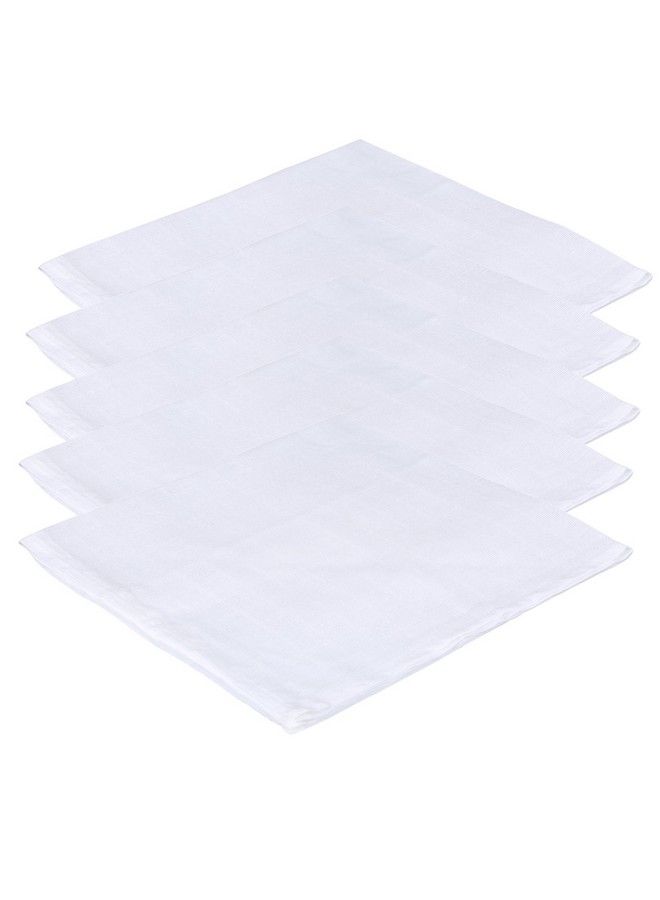Lula Reusable Muslins Squares Pack Of 5 (45Cm X 45Cm) White - Image 3