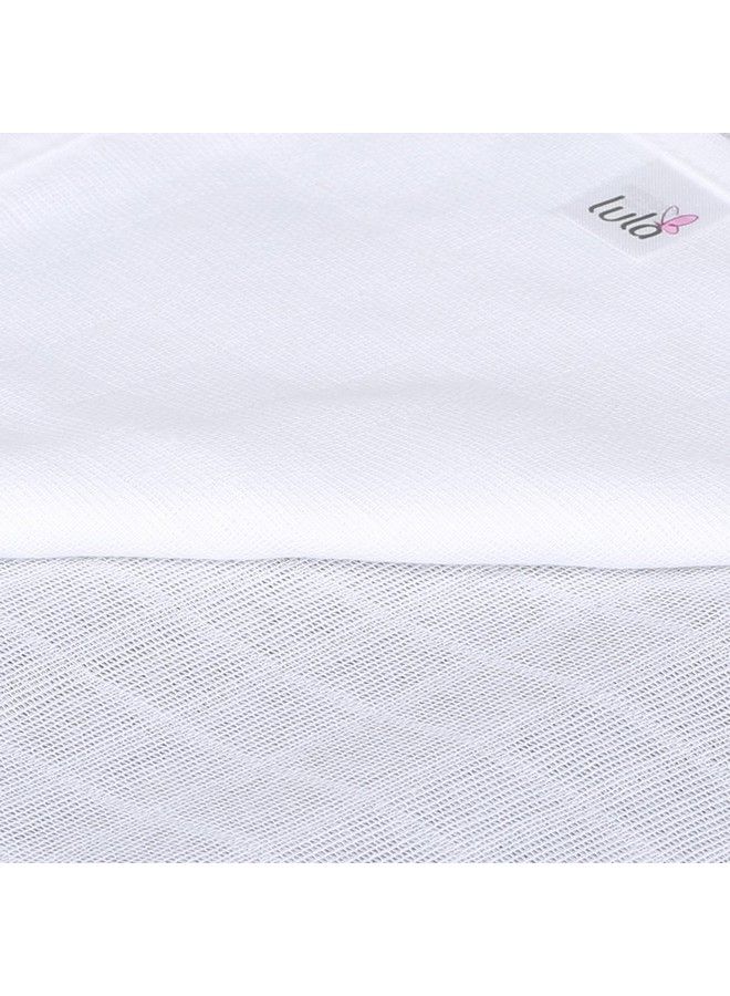 Lula Reusable Muslins Squares Pack Of 5 (45Cm X 45Cm) White - Image 5