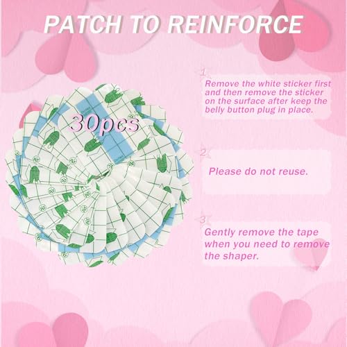 Josuyofo Patented 8PCS Belly Button Plug Post Tummy Tuck & Liposuction Recovery Shaper, Soft and Comfortable Belly Button Retainer (Transparent) - Image 5