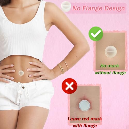 Josuyofo Patented 8PCS Belly Button Plug Post Tummy Tuck & Liposuction Recovery Shaper, Soft and Comfortable Belly Button Retainer (Transparent) - Image 2