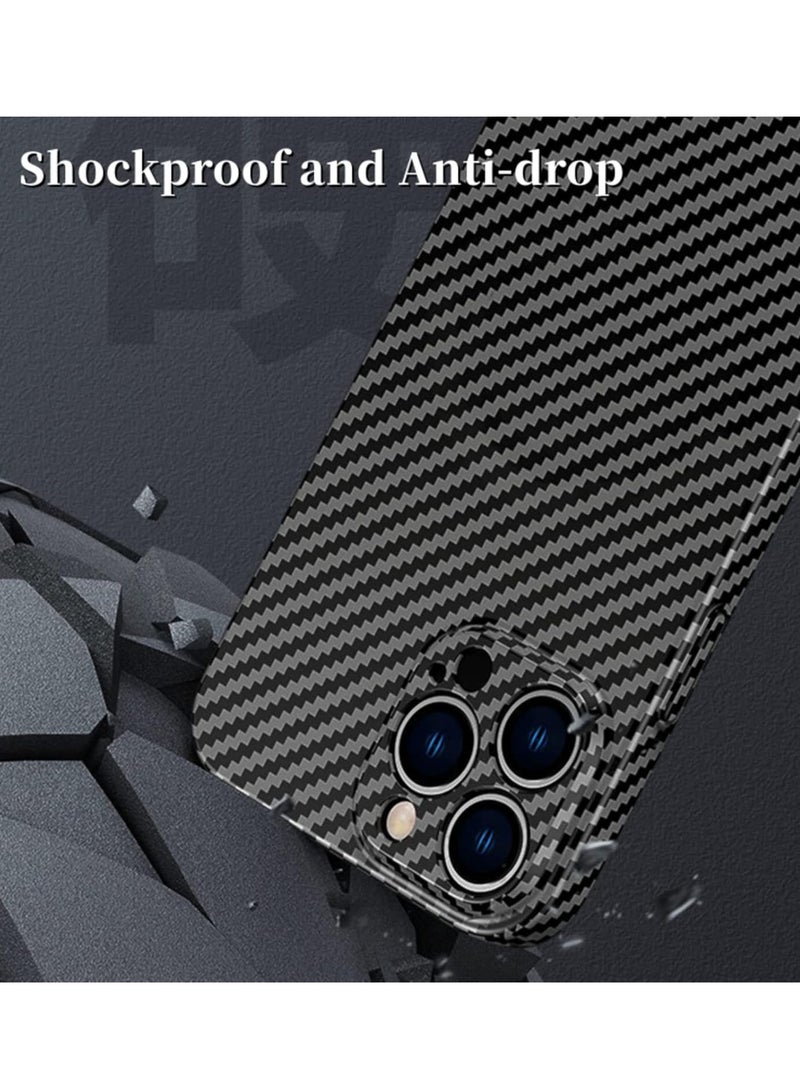 ELTRAZONE Personality Handsome Light Thin Carbon Fiber Pattern PC Phone case Compatible with iPhone 15 Plus Unique Comfortable Cool Shockproof Back Cover - Image 2