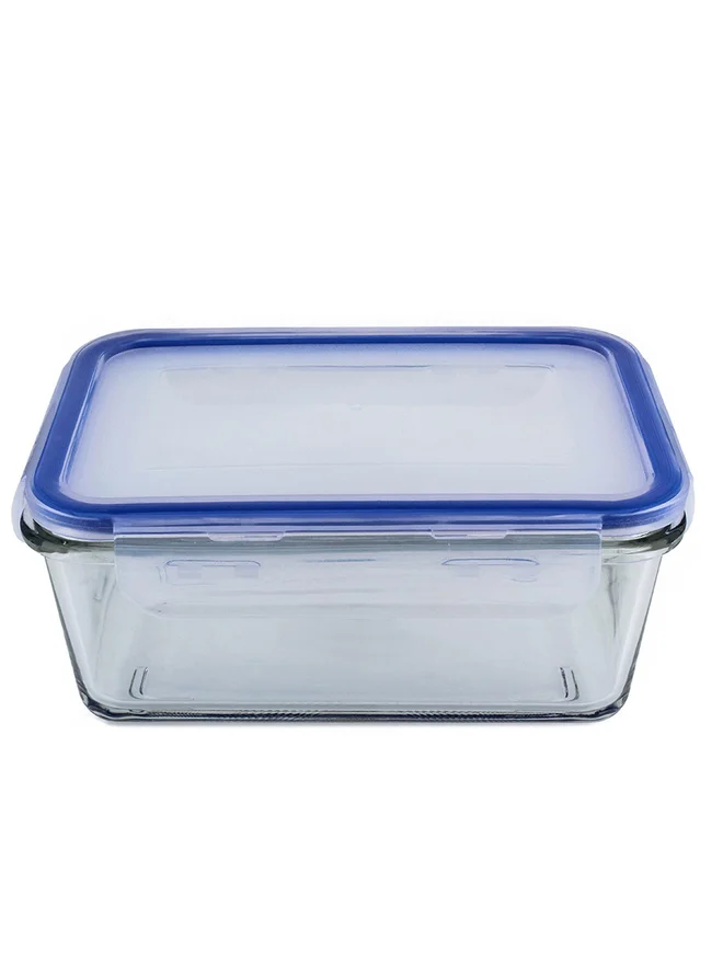Mondex Mondex Glass Food Container With Lock Lid, 1600ml