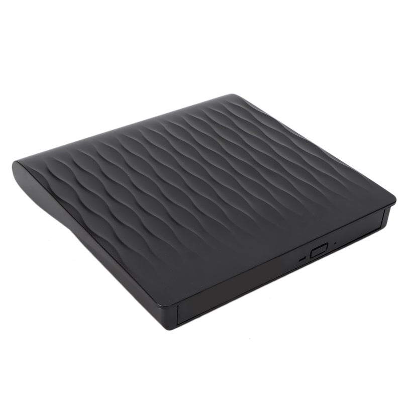 محرك أقراص DVD خارجي: محرك أقراص ضوئي محمول USB 3.0 - تصميم سطح بحبيبات بارزة، خفيف الوزن وصغير الحجم مع خاصية التشغيل الفوري (Plug-and-Play) لأجهزة الكمبيوتر المحمولة وأجهزة الكمبيوتر المكتبية وأنظمة ويندوز ولينكس وماك أو إس - Image 2