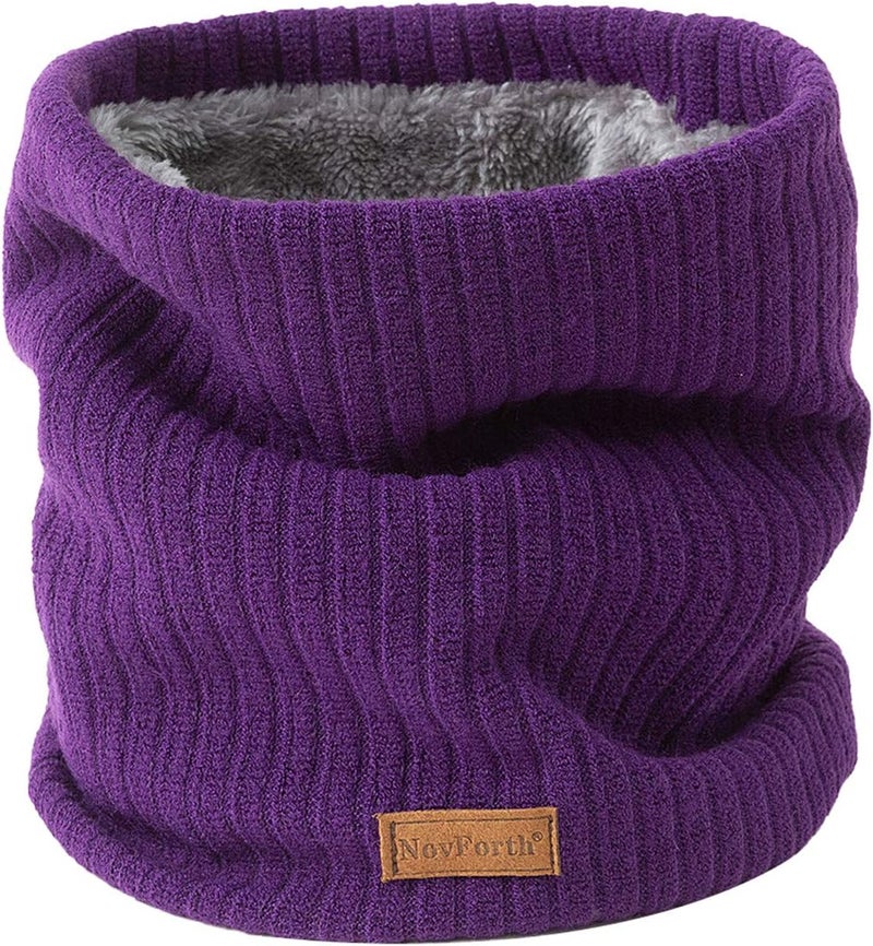 NovForth Winter Neck Warmer Men Ski, Neck Gaiter Face Scarf Women, Fleece Scarf for Men Gaiter Mask, Thick Windproof Scarves - Image 1