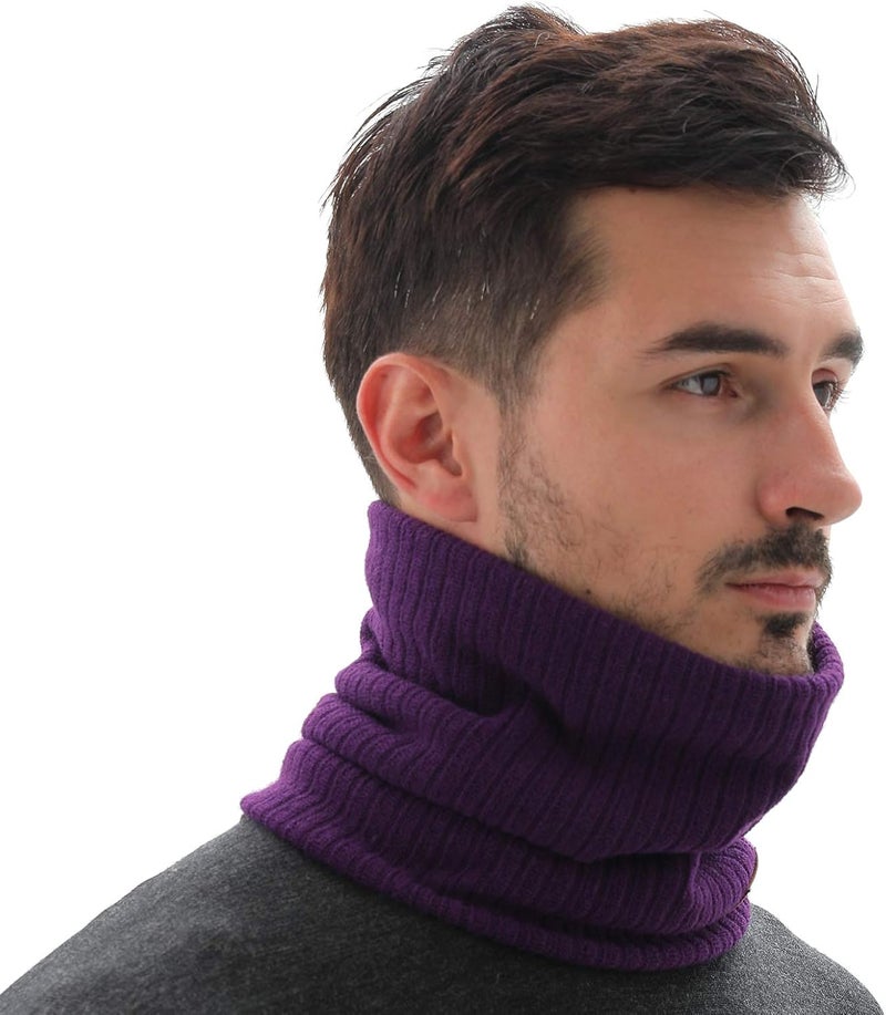 NovForth Winter Neck Warmer Men Ski, Neck Gaiter Face Scarf Women, Fleece Scarf for Men Gaiter Mask, Thick Windproof Scarves - Image 3
