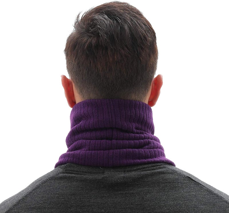 NovForth Winter Neck Warmer Men Ski, Neck Gaiter Face Scarf Women, Fleece Scarf for Men Gaiter Mask, Thick Windproof Scarves - Image 5