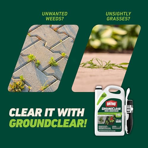 Ortho GroundClear Weed and Grass Killer with Comfort Wand, Kills Dandelions, Chickweed, Crabgrass, Moss and More in Patios and Landscapes, OMRI Listed, 1 gal. - Image 2