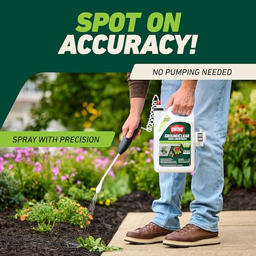 Ortho GroundClear Weed and Grass Killer with Comfort Wand, Kills Dandelions, Chickweed, Crabgrass, Moss and More in Patios and Landscapes, OMRI Listed, 1 gal. - Image 5