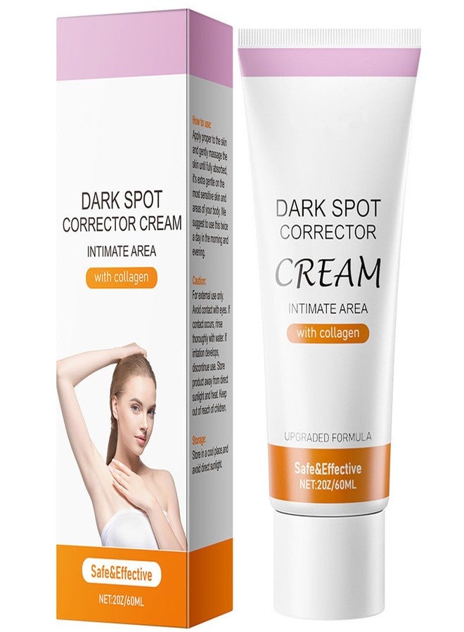 Go Ho Skin Whitening Cream,Underarm Whitening Freckle Cream,Dark Sopt Corrector for Face and Body,Skin Lightening for Intimate Areas,Armpit and Bleaching,2oz - Image 1