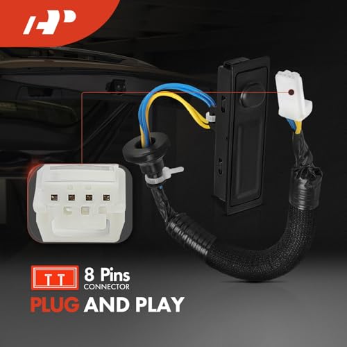 A-Premium مفتاح تحرير مقبض الباب الخلفي A-Premium متوافق مع نيسان باثفايندر 2013-2020، خارجي، عند الباب الخلفي - Image 4