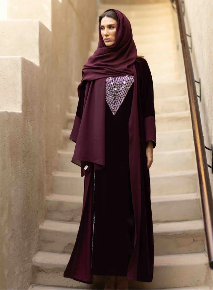 MAISON ARABELLE Alnoud Maroon - Image 1