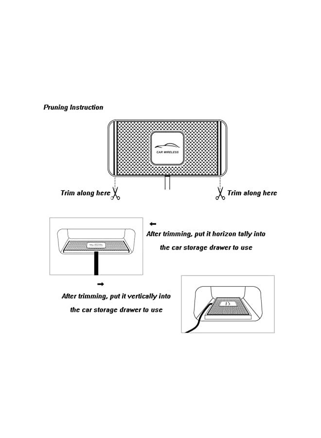 Wireless Charger, Wireless car Charger Charging pad 15w Non-Slip QI Fast Charger for car Wireless Phone Charger for Android for iPhone 11/12/13 Pro Max Xs, Samsung Galaxy S20, S10+ Note 9 - Image 3