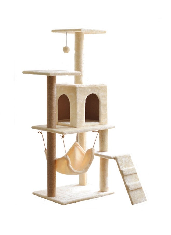 Yolu - Large Cat Tree 125CM, Multi-Level Activity Cat Tower Furniture for Cat - Image 1
