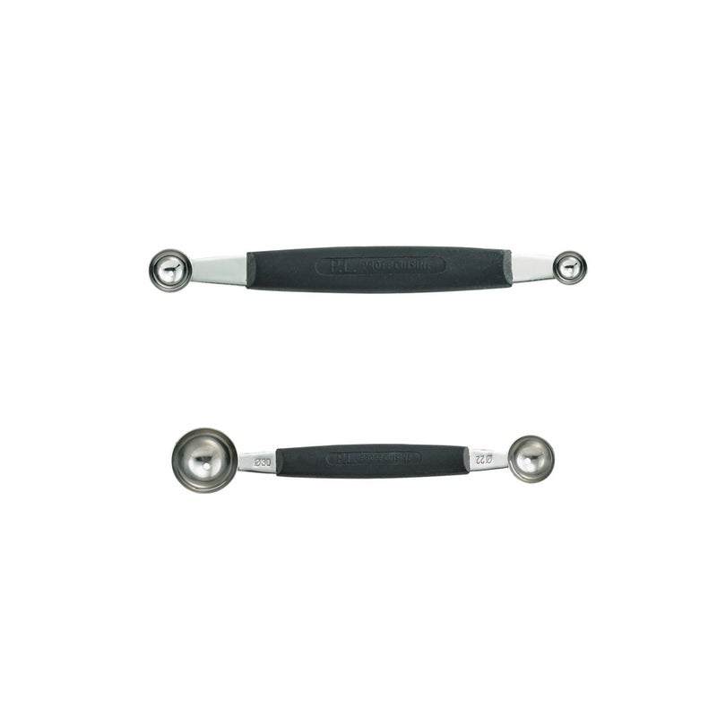 CutleryPro Melon Baller Set Cat Cora Approved SoftGrip NonSlip Handle 188 Stainless Steel