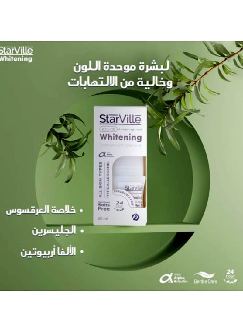 starville Starville Roll On Whitening Fragrance Free - 60 ml  - Image 4
