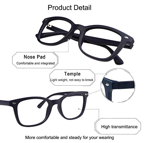 YEIN Blue Light Blocking Glasses Photochromic Gray Sunglasses Anti Eyestrain Computer Reading Glasses TV Glasses for WomenMen - Image 5