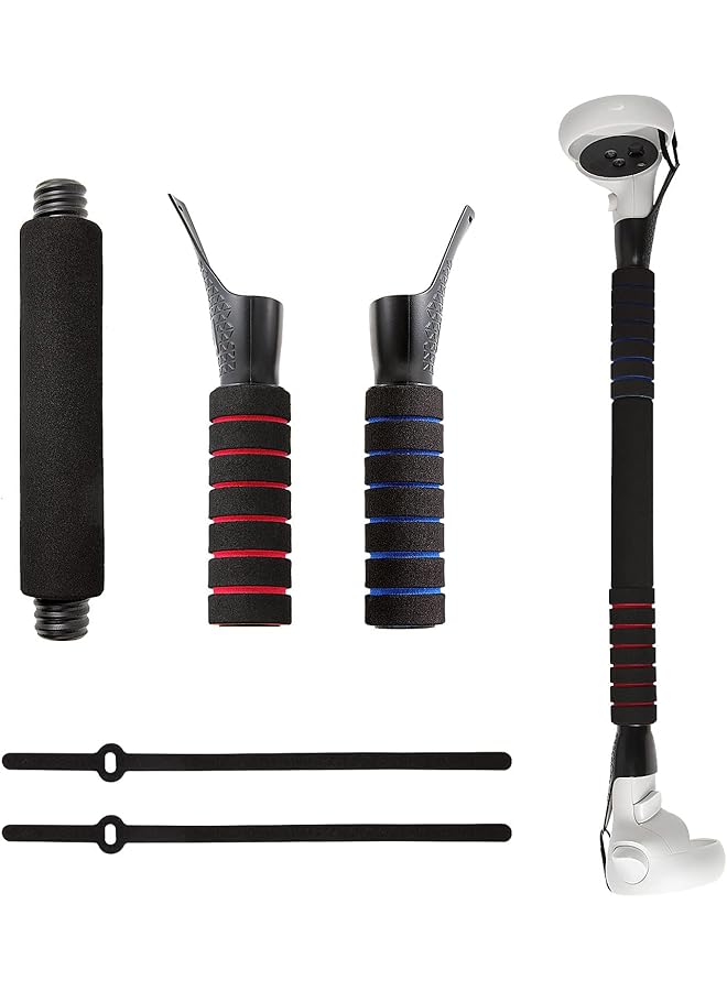 KASTWAVE Long Stick Extension Handle For Oculus Quest 1/ Quest 2/ Rift S Controller Strong Lightweight And Comfortable To Hold Stick Style Lightsaber Handle For Beat Saber Games - Image 1