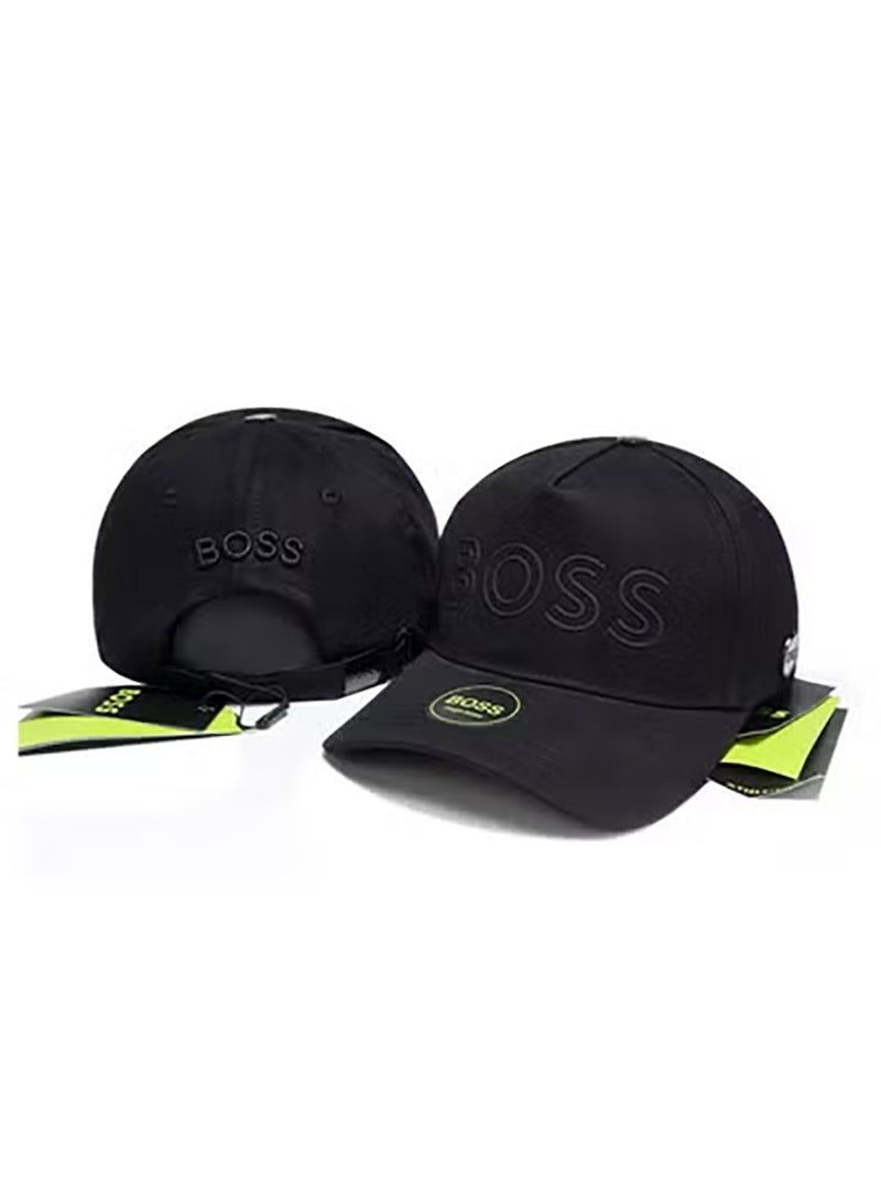 BOSS Trendy Black Samurai Baseball Cap - Daily Streetwear Sun Hat