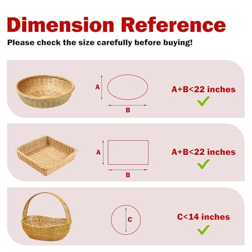 Homrelaxy 22 Pcs 24 x 30 Inches Cellophane Bags for Gift Baskets, Plastic Clear Basket Bags, Cellophane Wrap for Gift Baskets for Birthday, Wedding, Thanksgiving - Image 3