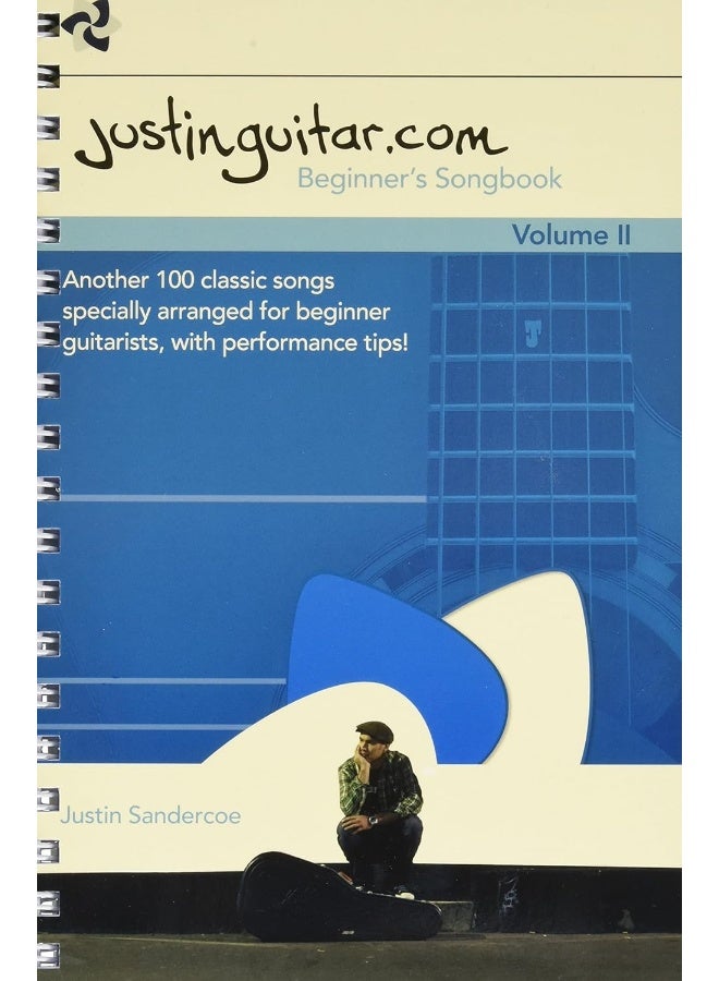 Music Sales Ltd Justinguitar.com Beginner's Songbook 2: Another 100 Classic Songs Specially Arranged for Beginner Guitarists  - Image 1