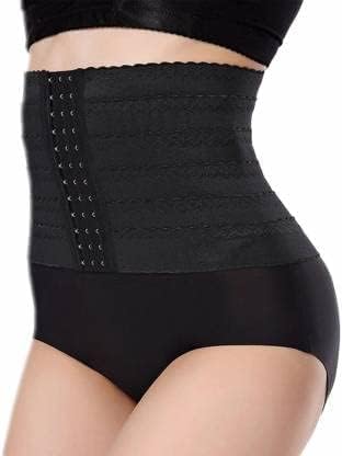 REWOF Shapewear for Women & Girls – Seamless Hook Tummy Belt Body Shaper | Free Size Slimming Waist Trainer for 32-38 Inch Waist | Comfortable & Supportive Belly Control Corset (Pack of 1) Black - Image 3