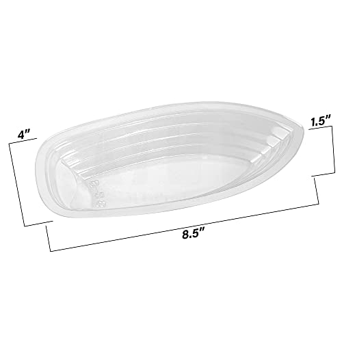 MT Products Clear Plastic Disposable Banana Split Boats 8 oz. Great Party Dish (30 Pieces) - Made in the USA - Image 4