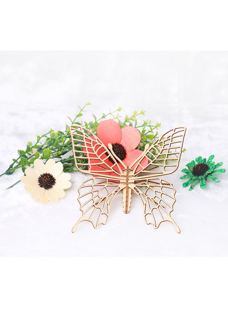 15CM 3D Wooden Insect Jigsaw Puzzle Butterfly Animal Skeleton Assembly Model Jigsaw Puzzle DIY Crafts Gift For Kids And Adults Teens Boys Girls - Image 2