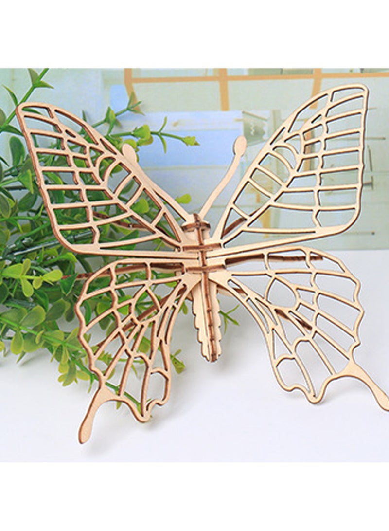 15CM 3D Wooden Insect Jigsaw Puzzle Butterfly Animal Skeleton Assembly Model Jigsaw Puzzle DIY Crafts Gift For Kids And Adults Teens Boys Girls - Image 3