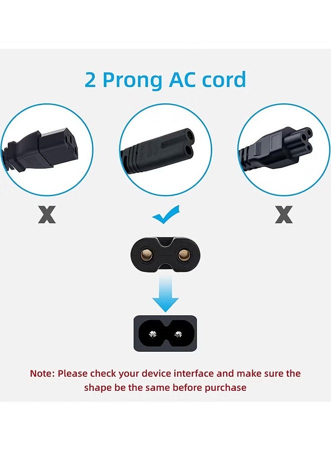 هابي دي 1.8M UK Power Cable C7 Figure-8 Power Lead for PS5/PS4/PS3 Console - Image 3