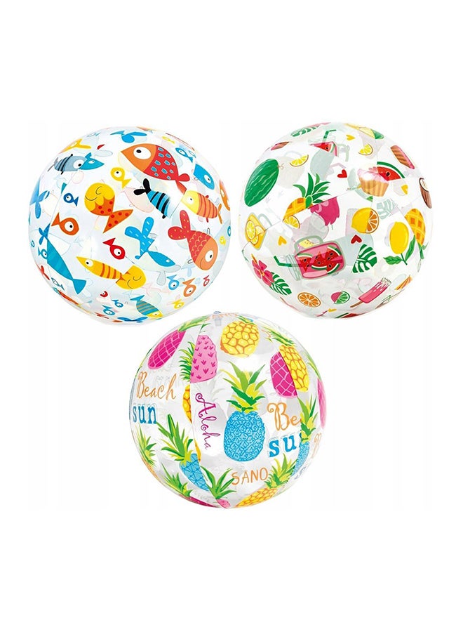 INTEX Lively Print Beach Ball Assorted - Image 1