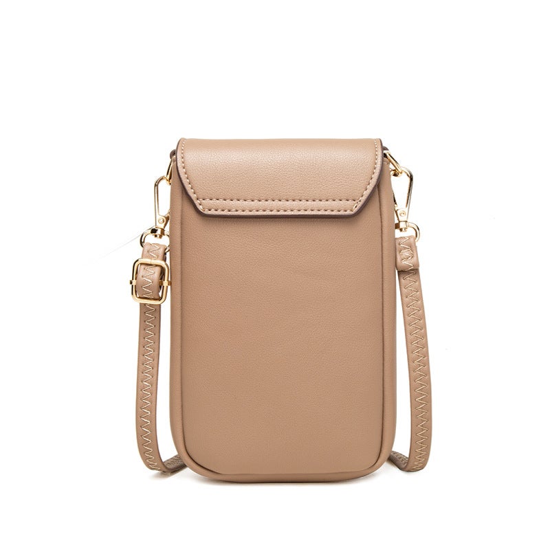 Guangzhou Bag 2024 Popular Women'S Mobile Phone Bag Fashionable Cross-Body Shoulder Bag Quilted Embroidered Women'S Wallet Pu Double Layer - Image 3