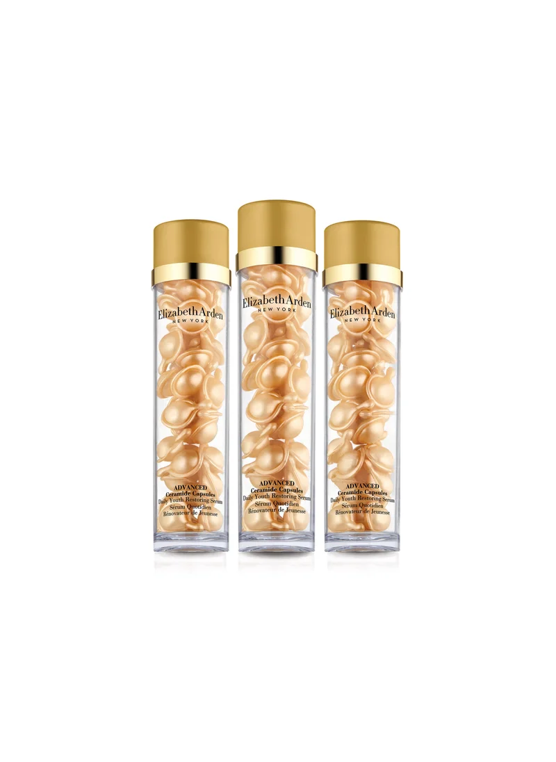 اليزابيث اردن Travel Exclusive Advanced Ceramide Capsules Replenish And Restore For Face Trio