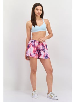 In the style Women Tie Dye Satin Shorts, Multicolor  - Image 4