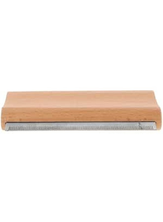 Large 12 5cm Wooden Deshedding Brush For Livestock Cattle Grooming And Cleaning Tool - Image 1