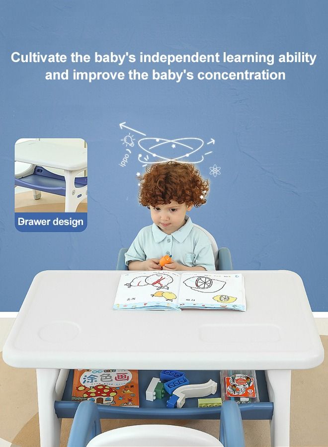 XIANGYU Kindergarten Furniture Kids Room Multipurpose Table And Chair Sets Baby Reading Table - Image 5