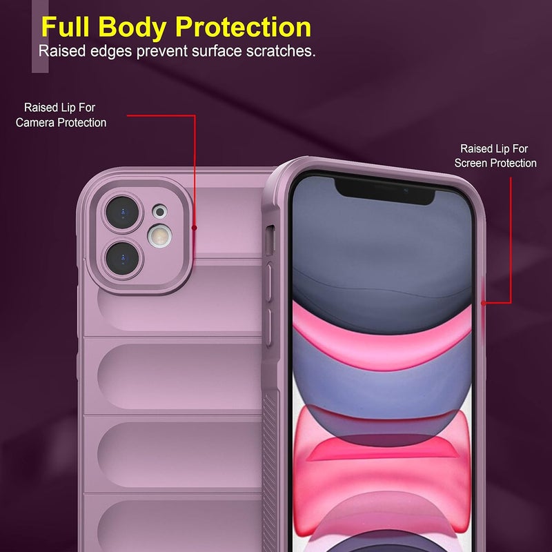 ZAPCASE غطاء خلفي لجهاز آيفون 11 | متوافق مع غطاء آيفون 11 الخلفي | غطاء سحري من السيليكون السائل مع حماية الكاميرا | لافندر - Image 3