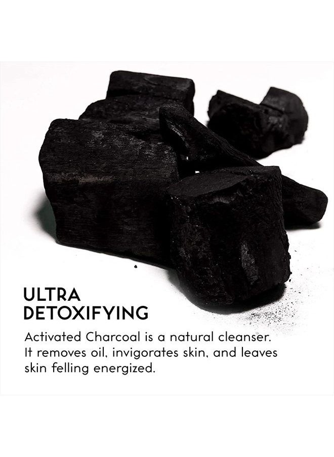 O Naturals 3 Pack Activated Charcoal Black Bar Soap Peppermint Oil Detoxifying Face Body Hand Soap Organic Shea Butter Vegan 100% Natural Soap for Men & Women 12oz Total  - Image 4