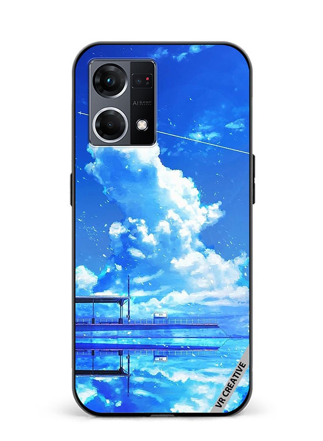 VR CREATIVE Protective Case Cover For Oppo Reno8 4G Nature Design Multicolour - Image 1