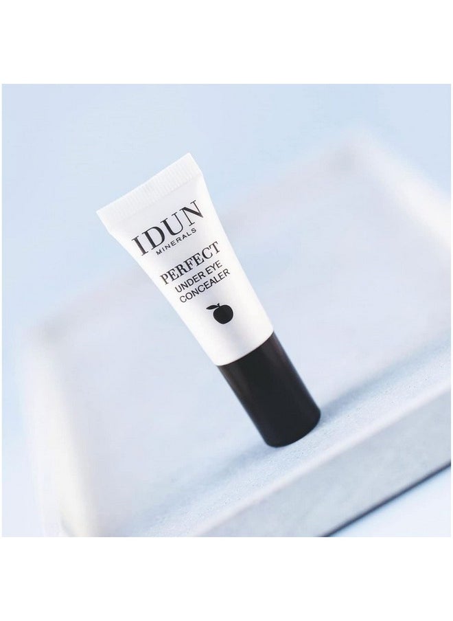 IDUN MINERALS Perfect Under Eye Concealer High Coverage Creamy Formula Easily Hides Imperfections Weightless Applies Evenly And Smoothly Safe For Sensitive Eyes Extra Light 0.2 Oz  - Image 4